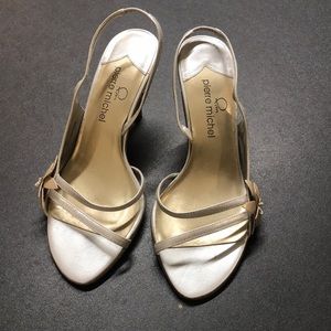 Strappy Silver Sandals